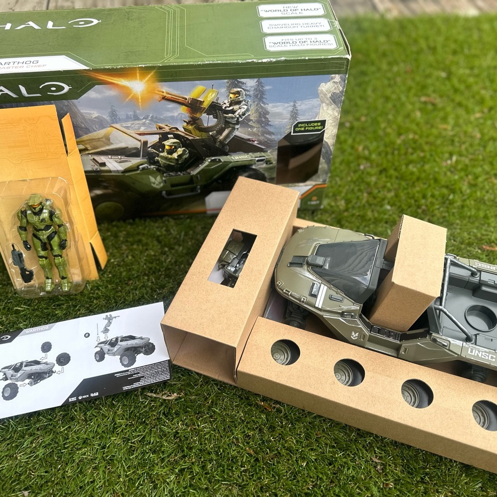 Halo Warthog With Master Chief